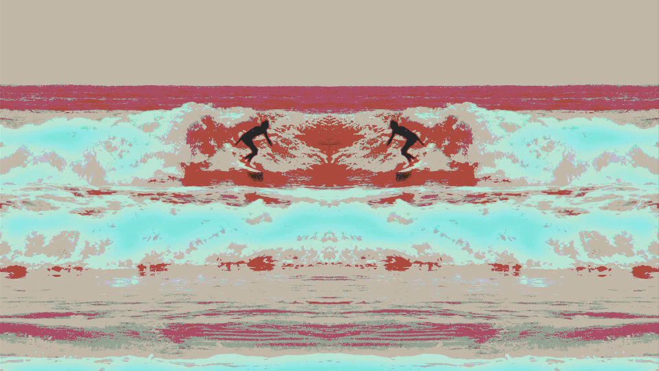 Surf Poster Coral