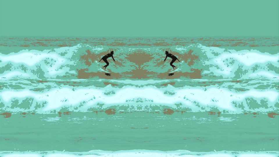 Surf Poster Minty