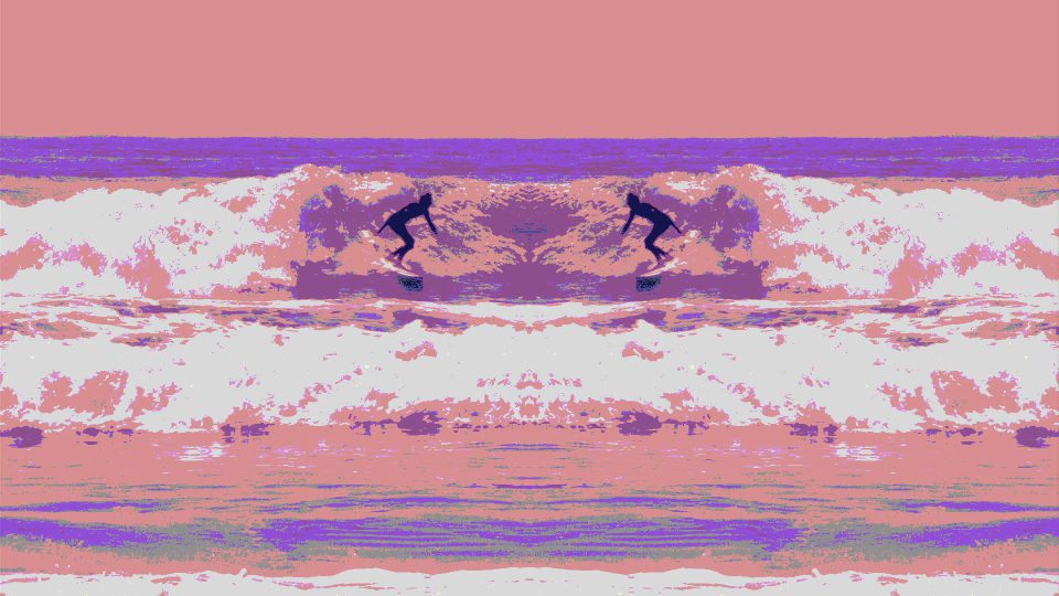 Surf Poster Peachy